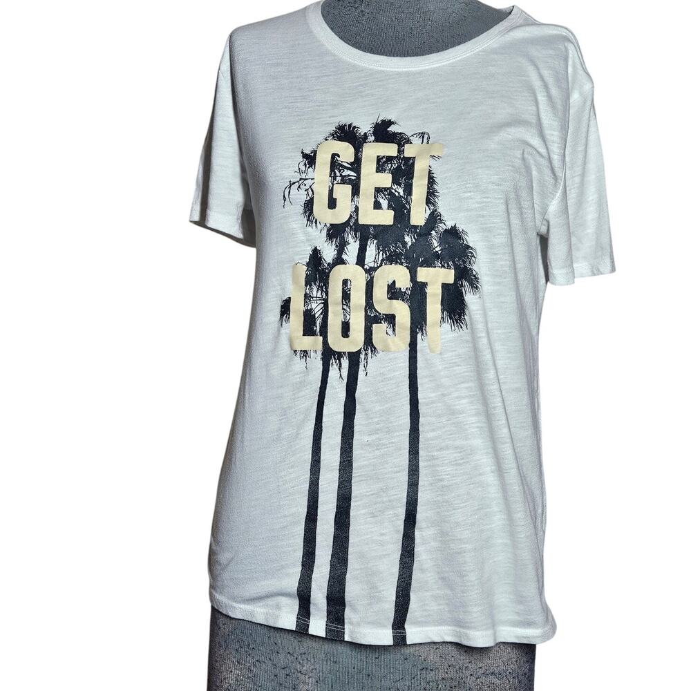 Victoria Secret Get Lost Cotton Blend Tee Size Small